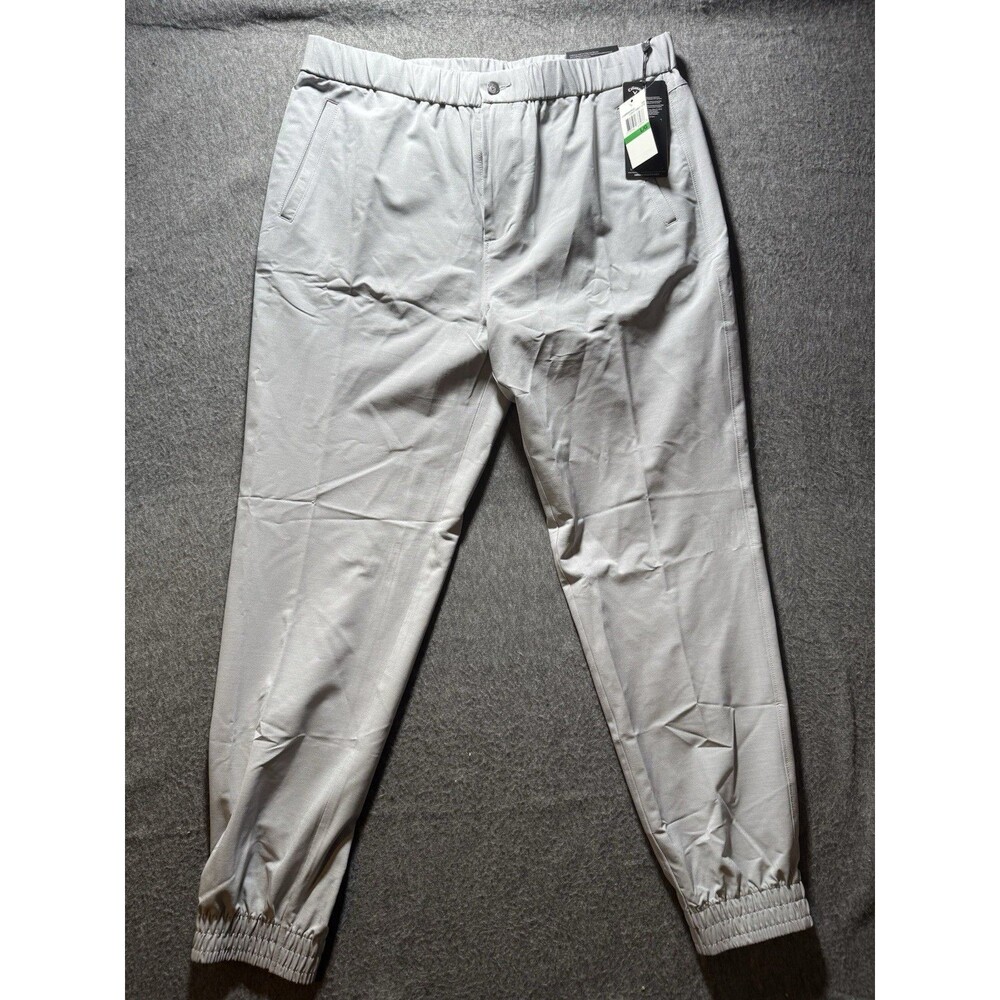 Callaway Tapered Fit Men's Golf Pants Size Large Grey NEW With Tags Active